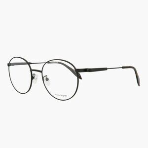 NEW Alexander McQueen AM02320 002 52mm Round Optical Frames